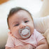 Dr. Brown's Advantage Symmetrical Pacifier with Air Flow and Pacifier Clip - Pink - 2-Pack - 0-6m