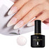 BORN PRETTY Milky White Gel Nail Polish,TranslucentJelly Nude White Gel Polish LED Manicuring Varnish 10ML