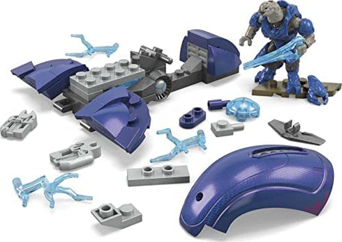 Mega Halo Ghost of Requiem Vehicle Halo Universe Construction Set, Building Toys for Boys, Ages 8+