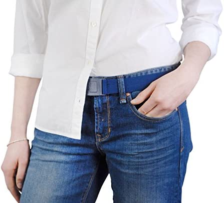 Beltaway-The Square Adjustable No Show Flat Buckle Belt Comfortably Holds Your Pants Up