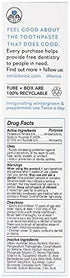 Twice Toothpaste - Sensitive Teeth Whitening Toothpaste - SLS Free Toothpaste with Fluoride and Cavity Protection - (Wintergreen and Peppermint Toothpaste)