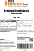 BULKSUPPLEMENTS.COM Creatine Monohydrate Powder (Micronized Creatine), Creatine Powder - Unflavored, Pure, No Filler Powder - 5g (5000mg) per Serving, 20 Servings (100 Grams - 3.5 oz)