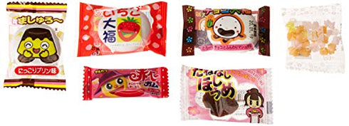 Japanese Candy Box assortment Kit 20pcs Dagashi Umaibo Snack Gumi potato Chip Kitty chocolate (20 pieces set)