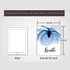 VOUORON Blue Elegant Tulip Relax Soak Unwind Breathe Bathroom Wall Decor Bathroom Wall Art Prints Set of 4 (8”X10” Canvas Picture) Bathroom Spa Woman Girl Bedroom Art Painting Home Decor Unframed
