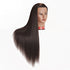 Traininghead 26"-28" Mannequin Head Hair Styling Training Practice Head Manikin Cosmetology Doll Head Synthetic Fiber Hair Hairdressing Training Model with Free Clamp Stand