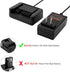 Shentec 18V Li-ion Battery Charger Compatible with Hitachi 18V 339782 BSL1830C BSL1815X BSL1815S BSL1830 330139 330557 Li-ion Slide Style Battery