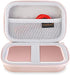 Canboc Hard Case for New Canon Ivy 2 Mini/Canon Ivy Mini/Canon Ivy CLIQ+2 CLIQ 2 CLIQ+ Photo Printer Mobile Wireless Bluetooth Instant Camera Printer, Mesh Bag fit Photo Paper and Cable, Rose Gold