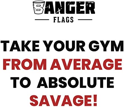 Banger Flags Banger - Original Arnold Schwarzenegger Conquer Motivational Inspirational Office Gym Wall Decor Design on a 3X5 Feet Flag with 4 Grommets for Easy Hanging. Authentic