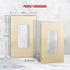 ENERLITES Elite Series Screwless Decorator Wall Plate Child Safe Outlet Cover, Gloss Finish, Size 1-Gang 4.68" H x 2.93" L, Unbreakable Polycarbonate Thermoplastic, SI8831-GD, Gold