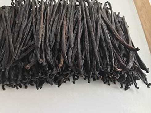 26 Tahitian Vanilla Beans Grade B Extract Exclusive Bulk|4"-6" Whole Natural Raw NON-GMO PODS by FITNCLEAN VANILLA