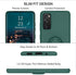 BENTOBEN Samsung Galaxy S20 FE 5G Case 2020, Slim Silicone | Kickstand with 360° Ring Holder | Support Car Mount | Soft Gel Rubber Hybrid Shockproof Bumper Anti-Scratch Non-Slip Cover, Midnight Green