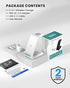Wireless Charging Stand, GEEKERA 3 in 1 Wireless Charger Dock Station for iPhone 14 Pro Max/14 Pro/14 Plus/13/12/11/X/8 Series, Apple Watch Ultra/SE/8/7/6/5/4/3/2, AirPods Pro/3, Samsung Qi Phones