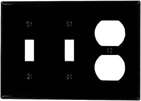 Leviton 80721-E EB WP 3G 2TGL 1DUP NYLON