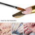 BQAN 3D Kolinsky Nail Art Brush 1Pc #6, Professional nail brushes for acrylic application, Natural Wooden Handle with Rhinestone Design