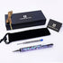 LACHIEVA luxury Handcrafted Shell Abalone Metal Ballpoint Pen Compatible with Germany Schmidt P900M Refill, Best Gift for Writing (Blue and Black 2 Refills), Nice Pen for Men & Women and Christmas
