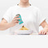 Salt and Pepper Shakers Set Glass Salt & Pepper Dispense for Sea Salt, Black Pepper, Spices-Stylish Pioneer Kitchen Gift for Women Mom Family - Teal