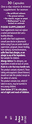 Wellwoman Vitabiotics Advanced Vitamin & Mineral Formula with Evening Primrose & Starflower Oils 30 Capsules