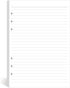 A5 Planner Filler Paper 5-3/4" x 8-1/4", College Ruled, 6-Hole Punched Loose Leaf Paper for 6-Ring Binders, 100 Sheets Per Pack
