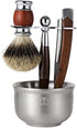 Grandslam Shaving Soap Bowl, 304 Heavy Duty Stainless Steel Shaving Lather Bowl for Men, Double Layer Heat Preservation, Create Rich Shaving Cream and Keep Your Lather Warm