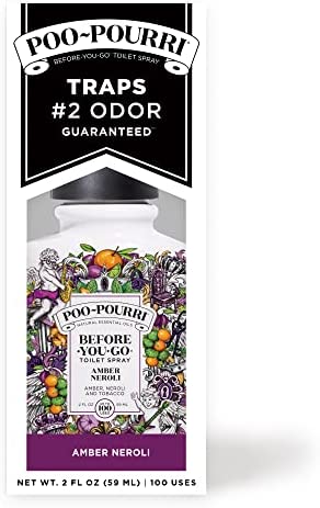 Poo-Pourri Before-You-Go Toilet Spray, Amber Neroli, 2 oz,BB9491