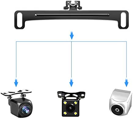 Universal Car Rear View Camera License Plate Bracket,Dash Cam Mirror Camera Kit Accessories Rearview Camera Mount, Only Installation Holder for Backup Camera Reverse Camera