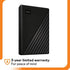 WD 2TB My Passport Portable External Hard Drive with backup software and password protection, Black - WDBYVG0020BBK-WESN