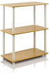 Furinno Turn-N-Tube Display Rack, 3-Tier Single, Beech