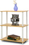 Furinno Turn-N-Tube Display Rack, 3-Tier Single, Beech