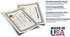 Certificate of Training Certificate Paper with Embossed Gold Foil Seals - 30 Pack - Parchment Award Certificates for Students, Teachers, Employees - 8.5" x 11" Inkjet/Laser Printable