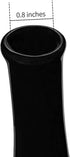 Samawi Black Ceramic Vase for Decor Ceramic Vase Circle Donut Oval Vase Tall Black Vase Hollow Vase Decorative vase for Table Kitchen Home Flowers Tall Black Vase Centerpieces Wedding Vase Modern