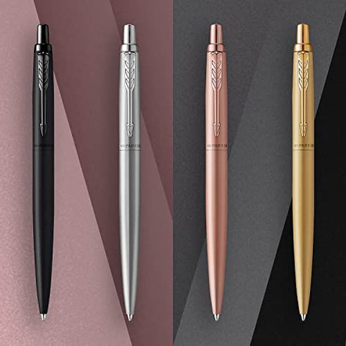 Parker Jotter XL Ballpoint Pen | Monochrome Matte Gold | Medium Point | Blue Ink | Gift Box