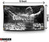 Banger Flags Banger - Original Arnold Schwarzenegger Conquer Motivational Inspirational Office Gym Wall Decor Design on a 3X5 Feet Flag with 4 Grommets for Easy Hanging. Authentic