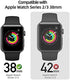 PZOZ Compatible for Apple Watch Series 3 / Series 2 Case with Screen Protector 38mm Accessories Slim Guard Thin Bumper Full Coverage Matte Hard Cover Defense Edge for iWatch Women Men GPS (Black)