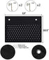 Eamay Wall Mount/Over Door File Hanging Storage Organizer - 4 Large Office Supplies File Document Organizer Holder for Office Supplies, School, Classroom, Office or Home Use, White Dots Pattern