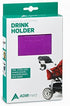 AdirMed Universal Drinking Cup Holder - for Any Kind of Strollers, Walkers, Bicycles, Wheelchairs, Rollator, Cane & Crutch (Green)