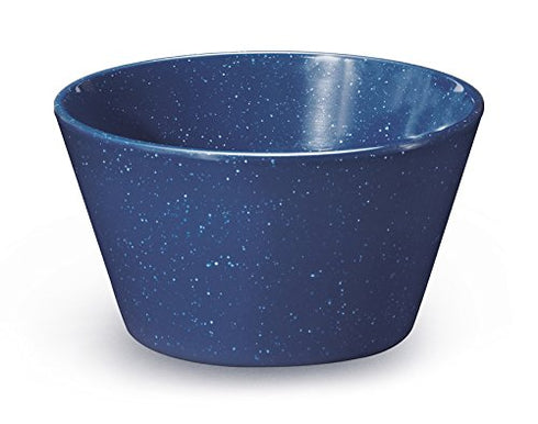 G.E.T. Enterprises Texas Blue 8 oz. Bowl, Break Resistant Dishwasher Safe Melamine Plastic, Texas Blue Collection BC-007-TB-EC (Pack of 4)
