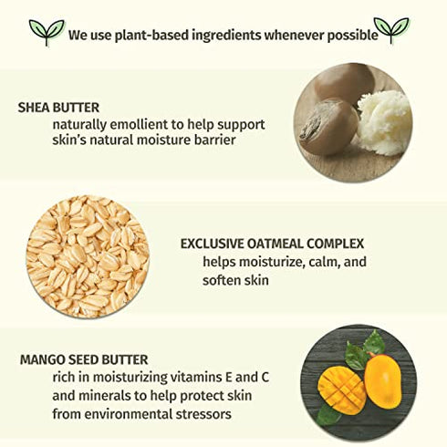 Hempz Sensitive Skin Herbal Body Moisturizer with Oatmeal, Shea Butter for Women and Men,2.25 oz. -Premium,Soothing Body Lotion with Hemp Seed, Cocoa Seed, Mango Seed for Dry Skin -Skin Care Products