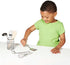 Melissa & Doug Stir and Serve Cooking Utensils (7 pcs) - Stainless Steel and Wood