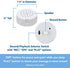 VoiceGift 20 Second Mini-Me Voice Recorder, Record Custom Message for Plush Toy, Stuffed Bear Toy, Baby Doll Toy, and Pillow