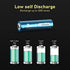 BONAI Solar AA Rechargeable Batteries, High Capacity 1100mAh NiMH Battery for Outdoor Solar Lights 1.2V Pre Charged Double-A Batteries (AA 20 Pack)…