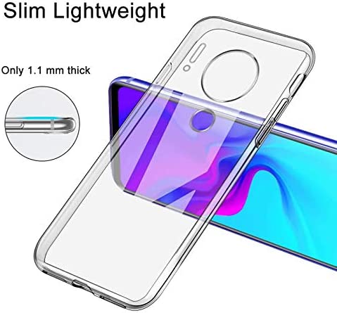 for?Blackview A80/Blackview A80S Case? with Tempered Glass Screen Protector Crystal Soft Clear Shockproof TPU Bumper Transparent Silicone Protective Phone case Cover for Blackview A80 6.2 inch