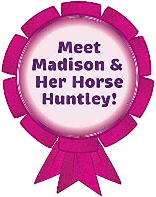 Just Play Winner's Stable Doll and Horse 11-Piece Set, 5-Inch Madison Articulated Small Doll & 7-Inch Huntley Articulated Horse, Kids Toys for Ages 3 Up, Basket Stuffers and Small Gifts