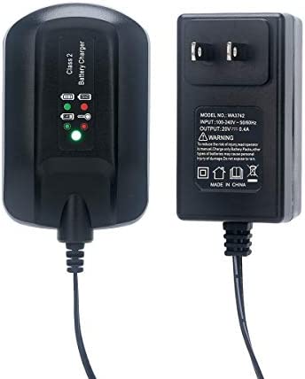 Lasica Replacement for Worx Battery Charger 20V WA3742 Compatible with Worx 20V Lithium Battery WA3520 WA3525 WA3578 WA3575 WA3522 WA3732 WA3770 WA3875 WA3881 PowerShare Tool Battery Charger