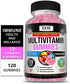 Kaya Naturals Adult, Women's, Men's, Kids, &Teens Multi Vitamin Gummy, Biotin, Vitamin A, C & E, Including Zinc & More - Strawberry Flavor | Gluten-Free multivitamins Sweet Adult 120 Gummies