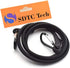 SDTC Tech 18 Inch Bungee Cord with Carabiner Hook | 4 Pack Superior Latex Heavy Duty Straps Strong Elastic Rope Locks onto Anchor Points of Luggage Rack/Cargo/Camping/RV/Hand Carts etc.