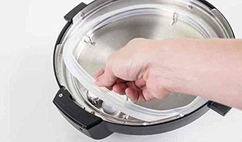 "1 GJS Gourmet Silicone Sealing Gasket Compatible With 6 Quart Crock-Pot Express Pressure Cooker Model SCCPPC600-V1 & V2". This gasket is not created or sold by Crock-Pot.