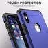 ImpactStrong Compatible with iPhone X Case/iPhone Xs Case, Heavy Duty Dual Layer Protection Cover Heavy Duty Case Designed for iPhone X/Xs 5.8 inch (2018) - Navy Blue