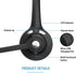 TURN RAISE Truck Headset, Wireless Headphone with Mic, Over-The-Head Driver Headset, Noise Cancel Cell Phone Wireless Headset, Suit for Office Truck Skype