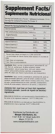 Emulsion De Escocia Orange 6.5 Oz. Cod Liver Oil