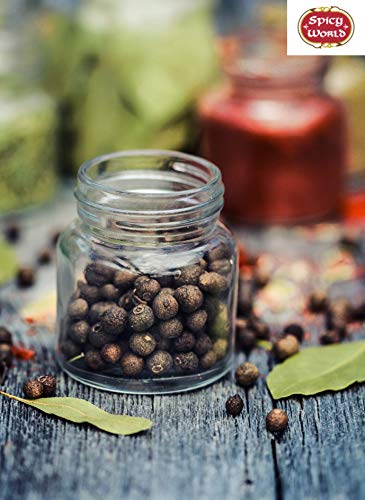Allspice Whole Berries 3.5 Ounce Bag - by Spicy World (All Spice)